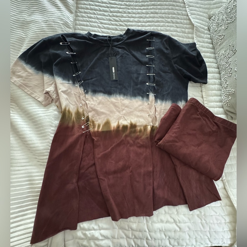 Fashion Nova Tie dye Set